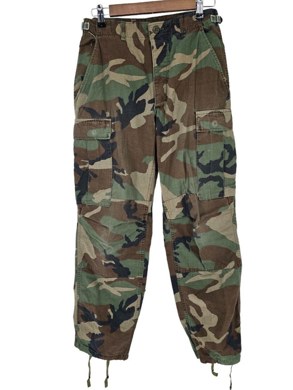 Vintage 90s Military Womens 28x29 Faded Ripstop Combat Cargo Pants Trousers USA
